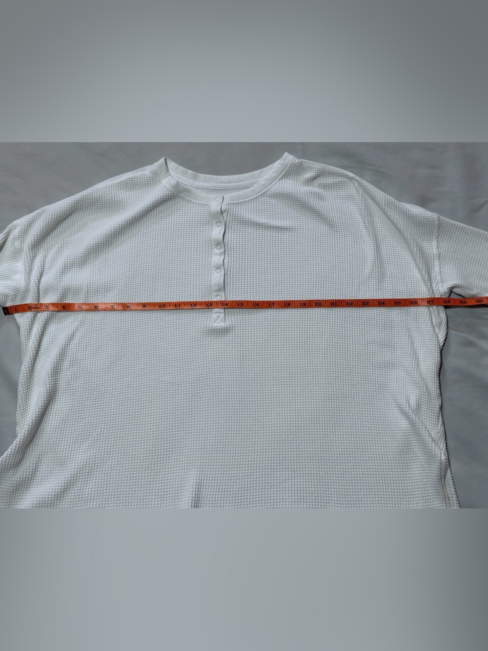 Offline by Aerie Wow Waffle Knit Henley Long Sleeve T-Shirt Large Cotton - Picture 8 of 11
